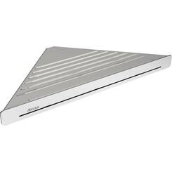 Полка в ванную Ravak Slim C X07P578 (29x20.6 см, сатин/хром, настенная, угловая), Цвет производителя: сатин, хром, фото 