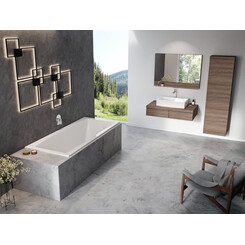 Акрилова ванна Ravak Formy 02 Slim C891300000 (180x80 см, пристінна), фото 