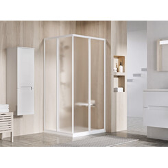 Двері для душової кабіни Ravak Supernova SRV2-100 (14VA01O2ZG, 100 см, скло матове, профіль білий), Доступні розміри: 100, Колір виробника: матове скло, обробка біла, фото 