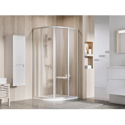 Душевая кабина Ravak Supernova SKCP4-90 (3117OU02ZG, 90x90 см, стекло матовое, профиль сатин), Доступные размеры: 90 x 90, Цвет производителя: матовое стекло, отделка сатин, фото 