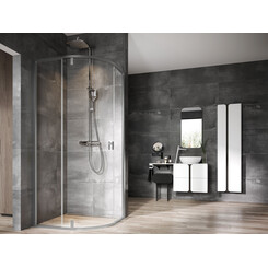 Душевая кабина Ravak Nexty NSKK3-90 (3O677U00Z1, 90x90 см, стекло прозрачное, профиль сатин), Доступные размеры: 90 x 90, Цвет производителя: прозрачное стекло, отделка сатин, фото 