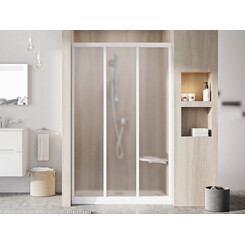 Душевые двери Ravak Supernova ASDP3-90 (00V701R2ZG, 90 см, стекло матовое, профиль белый), Доступные размеры: 90, Цвет производителя: матовое стекло, отделка белая, фото 