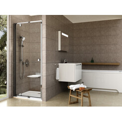 Душевые двери Ravak Pivot PDOP1-90 (03G70C00Z1, 90 см, стекло прозрачное, профиль хром), Доступные размеры: 90, Цвет производителя: прозрачное стекло, отделка хром, фото 