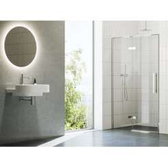 Душевые двери Ravak Cool! COSD2-120 (X0VVGCA00Z1, 120 см, стекло прозрачное, профиль хром), Доступные размеры: 120, Цвет производителя: прозрачное стекло, отделка хром, фото 