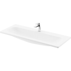 Умывальник Ravak Clear 1000 XJJ01110000 (100x38 см, белый глянцевый), Доступные размеры: 100 x 38, Цвет производителя: белый глянец, фото 