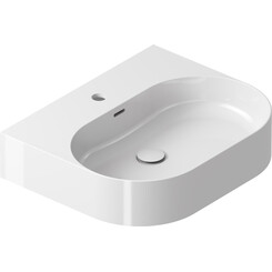 Умывальник Ravak Ceramic 550 O Slim Wall XJX01155004 (55x45 см, белый глянцевый), фото 