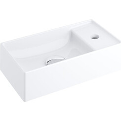 Умывальник Ravak Veda Slim 400 XJX01240000 (40x22 см, белый глянцевый), фото 