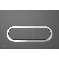 Клавиша смыва Ravak Chrome X01797 (черная), Цвет производителя: черный, фото 
