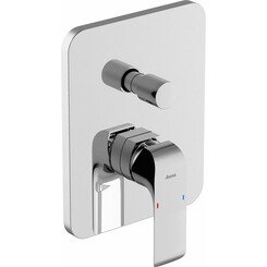 Внешняя часть смесителя скрытого монтажа для ванны Ravak Flat FL 065.00 (X070123), Цвет производителя: хром, фото 