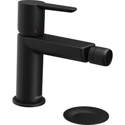Смеситель для биде Ravak Puri PU 055.20BL (X070189, черный, с донным клапаном), Цвет производителя: черный, фото 