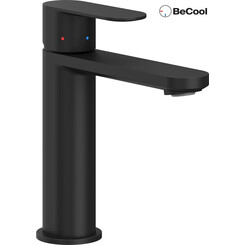 Смеситель для умывальника Ravak Chrome II BeCool CR II 014.21BL (X070460, черный), Цвет производителя: черный, фото 