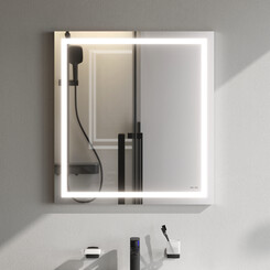 Дзеркало для ванної кімнати Am.Pm Gem M91AMOX0651WG38 (65x70 см, з підсвічуванням), фото 