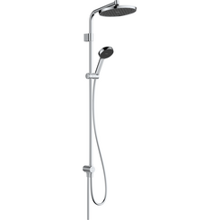 Душевая система Hansgrohe Activera S Showerpipe 240 EcoSmart Chrome 28074000 (хром, без смесителя), Цвет производителя: хром, фото 