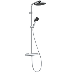 Душевая система с термостатом Hansgrohe Activera S Showerpipe 240 EcoSmart Chrome 28078000 (хром), Цвет производителя: хром, фото 