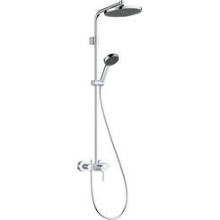 Душевая система Hansgrohe Activera S Showerpipe 240 EcoSmart Chrome 28875000 (хром), фото 