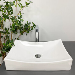 Умивальник VBI Viareggio White VBI-016201 (54x35 см), Доступні розміри: 54 x 35, фото 