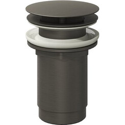 Донный клапан Ravak X01839 (графит брашированный, без перелива), Цвет производителя: графит брашированный, фото 