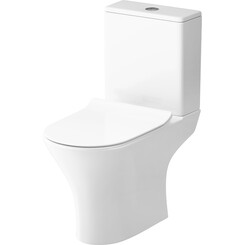 Безободковый унитаз-компакт Am.Pm Flash CNA8600SC (с сиденьем), фото 