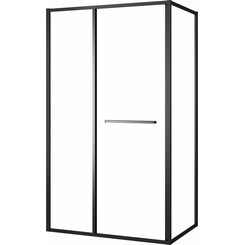 Душевая кабина Volle Cruze 1047.134704 (120x80 см, стекло прозрачное, профиль черный матовый), Доступные размеры: 120 x 80, Цвет производителя: черный матовый, фото 