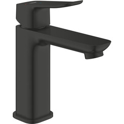 Змішувач для умивальника Grohe QuickFix Dice ColdStart M-Size Black MAtt 1018362430 (чорний матовий, з донним клапаном), Колір виробника: чорний матовий, фото 