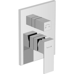 Смеситель скрытого монтажа для ванны Imprese Judit Chrome f04610801AA  (хром, внутренняя часть в комплекте), Цвет производителя: хром, фото 