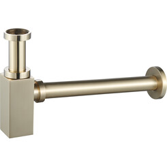 Сифон для раковины Volle Cepillado Oro 9000.094115 (брашированное золото, бутылочный), Цвет производителя: брашированное золото (матовое), фото 