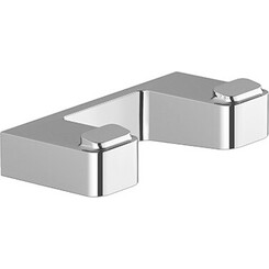 Крючок для ванной Ravak 10° TD 100.00CR (X07P352, хром, двойной), Цвет производителя: хром, фото 