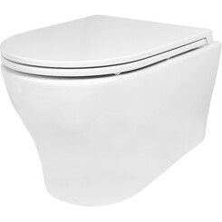 Безободковый подвесной унитаз Devit Fresh 2.0 Vortex Flush 3121121 (воронкообразный, с сиденьем), фото 