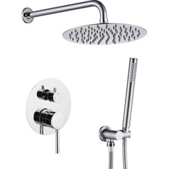 Душова система VBI Milano Chrome VBI-050109CH (хром, прихованого монтажу), Колір виробника: хром, фото 