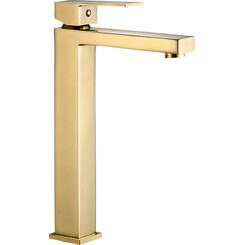 Смеситель для умывальника VBI Loreno Gold VBI-050201GL (золото, высокий), Цвет производителя: золото, фото 