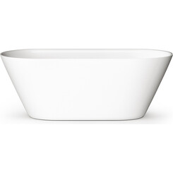 Каменная ванна Devit Style Lite 17070130WL (167x72 см, отдельностоящая, с интегрированным сифоном), фото 