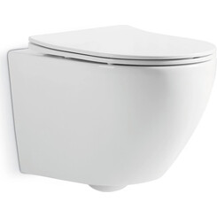 Безободковый подвесной унитаз Devit Universal 3020162 (с сиденьем), фото 