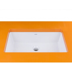 Умывальник Devit Quadra 1611132 (55x35 см, под столешницу), фото 