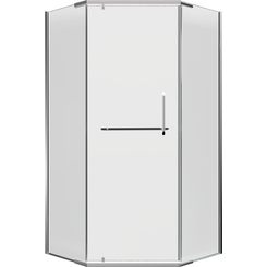 Душевая кабина Devit Comfort FEN0123 (90х90 см, стекло прозрачное, профиль хром), Доступные размеры: 90 x 90, Цвет производителя: хром, фото 