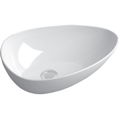 Умывальник Devit Ovale 1514136 (47x34 см, чаша), фото 