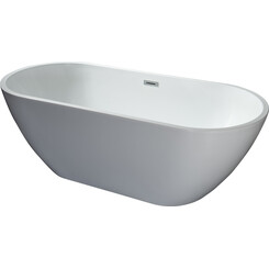 Акриловая ванна Devit Do It 17002102 (170x75 см, отдельностоящая, с ножками и сифоном), фото 