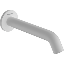 Излив для ванны Hansgrohe Tecturis S Matt White 73411700 (белый матовый, 21 см, скрытого монтажа), Цвет производителя: белый матовый, фото 