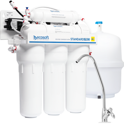 Фильтр обратного осмоса Ecosoft Standard Pro MO550MPECOSTD (с помпой и минерализатором), фото 