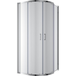 Душевая кабина Koller Pool Line Arc Chrome 1440652203 (90x90 см, стекло прозрачное, профиль хром), Доступные размеры: 90 x 90, Цвет производителя: прозрачное стекло, отделка хром, фото 