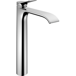 Смеситель для умывальника Hansgrohe Vivenis 250 CoolStart Chrome 75044000 (хром, с каскадным изливом и донным клапаном, высокий), Цвет производителя: хром, фото 
