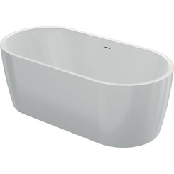 Акрилова ванна Koller Pool PureLine White 0266250101 (160x80 см, біла, окремостояча, з ніжками і сифоном), Колір виробника: білий глянець, фото 