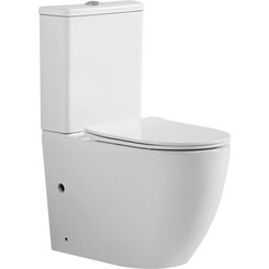 Безободковый унитаз-компакт Koller Pool Twin 0570550119 (с сиденьем), фото 