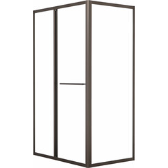 Душевая кабина Volle Cruze 1047.134705 (120x80 см, стекло прозрачное, профиль серый матовый), Доступные размеры: 120 x 80, Цвет производителя: серый матовый, фото 