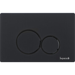 Клавиша смыва Imprese i7116 Black Soft-Touch i7116PB (черная матовая), фото 