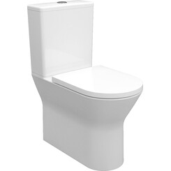 Безободковый унитаз-компакт Imprese Vyskov New Rimless i11335 (с сиденьем), фото 