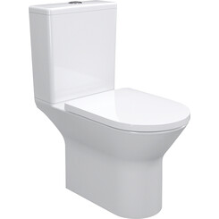 Безободковый унитаз-компакт Imprese Vyskov New Rimless i11337 (с сиденьем), фото 