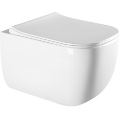 Безободковый подвесной унитаз Volle Mekko Rimless 1349.01000 (c сиденьем), фото 