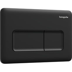 Кнопка змиву Hansgrohe iFrame Original Q Matt Black 66001670 (чорна матова), Колір виробника: чорний матовий, фото 
