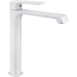 Смеситель для умывальника Perla Teddy PBZ6113W (белый, высокий), Цвет производителя: белый, фото 