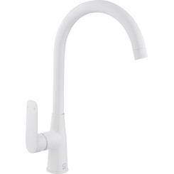 Смеситель для кухни Perla Jack PBZ6302W (белый), Цвет производителя: белый, фото 